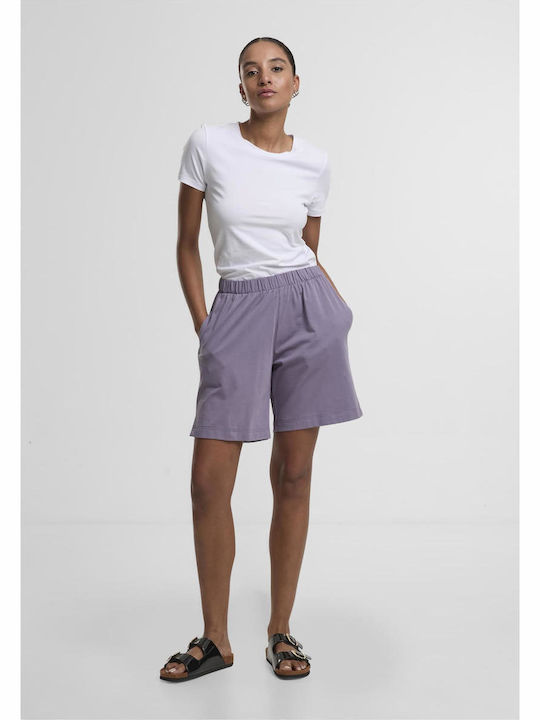Ladies Women's Shorts Dustypurple