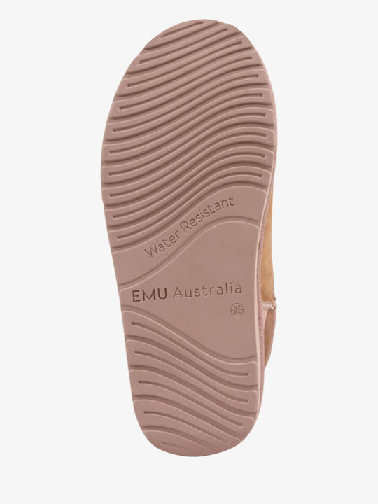 Ghete De Piele Dama Ankle Maro
