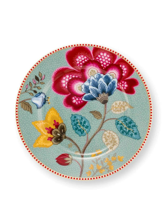 PiP Studio Εταζέρα από Πορσελάνη Μπλε Ø17cm Π21xΜ26.5cm