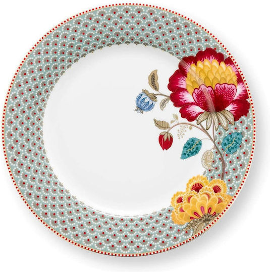 PiP Studio Етажерка От Порцелан В Синьо Ø17cm Ш21xД26.5cm
