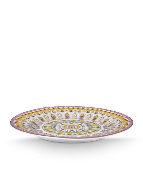 PiP Studio Εταζέρα από Πορσελάνη Κίτρινη Ø17cm Π21xΜ26.5cm