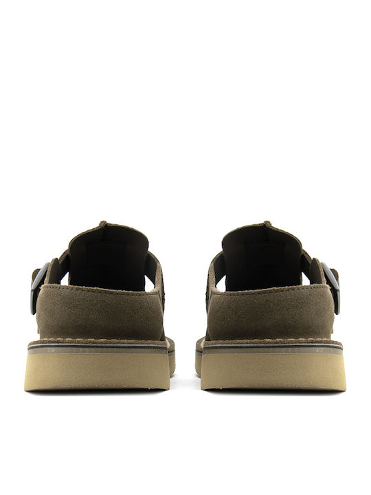 Solsbury Leather Winter Men's Slippers Brown