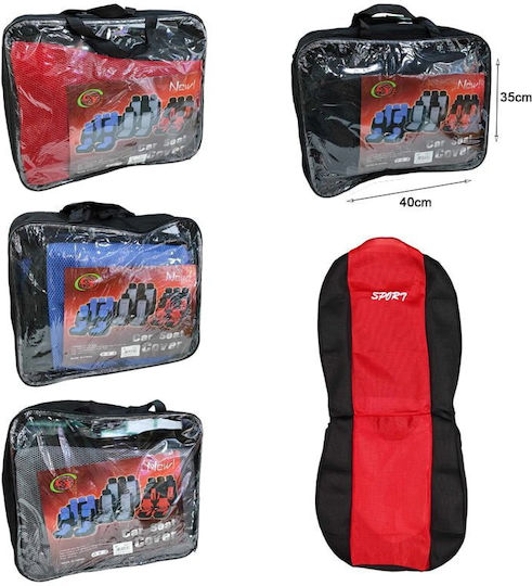 Set Car Seat Covers Sport Red