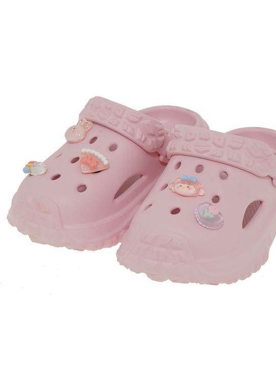 Kids Beach Clogs Pink