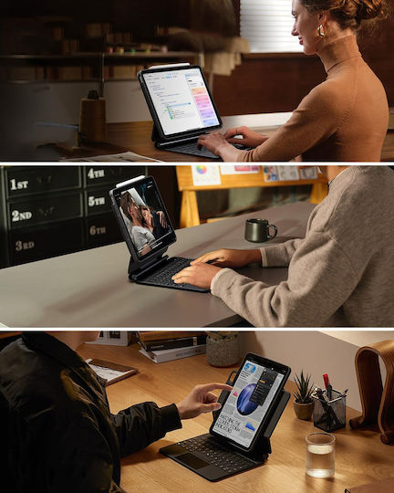 Калъф Клавиатура Esr 6b015a Ipad Pro 12,9 2022 Магнитно Свързване Qwertz