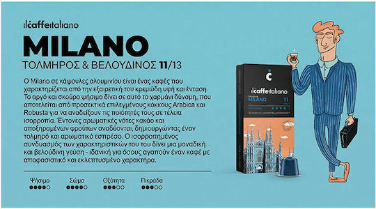 IL Caffe Italiano Капсули Еспресо Съвместими с Машина Nespresso 90 броя