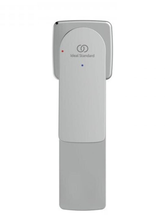 Ideal Standard Αναμεικτική Μπαταρία Νιπτήρα Ασημί