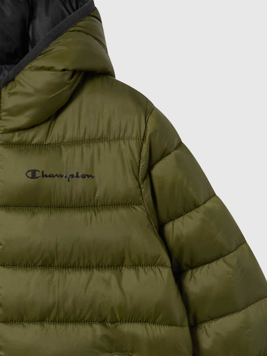 Kinderjacken & Winterjacken Gesteppt mit Kapuze Khaki