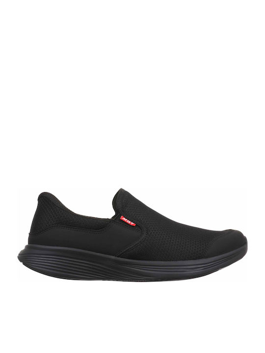 Leder Herren Freizeitschuhe Anatomisch Schwarze