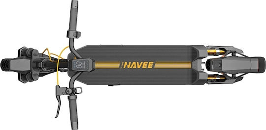 Navee GT3 Ηλεκτρικό Πατίνι με 25km/h Max Ταχύτητα και 50km Αυτονομία σε Μαύρο Χρώμα