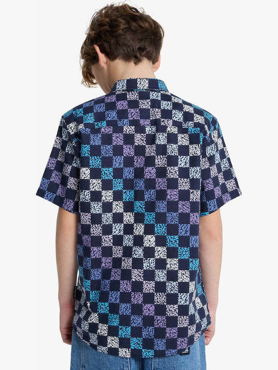 Детска Риза Къс Ръкав Тъмносин Dark Navy Apero Classic