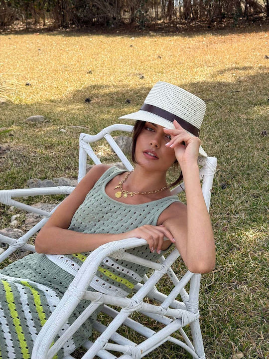 Achilleas Accessories Γυναικείο Καπέλο Μπεζ