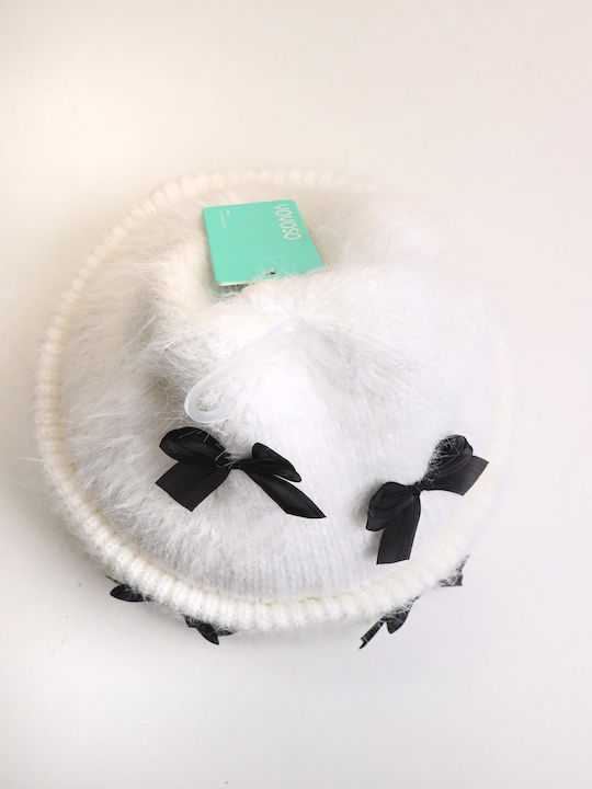 Kinder Beanie Gestrickt Weiß