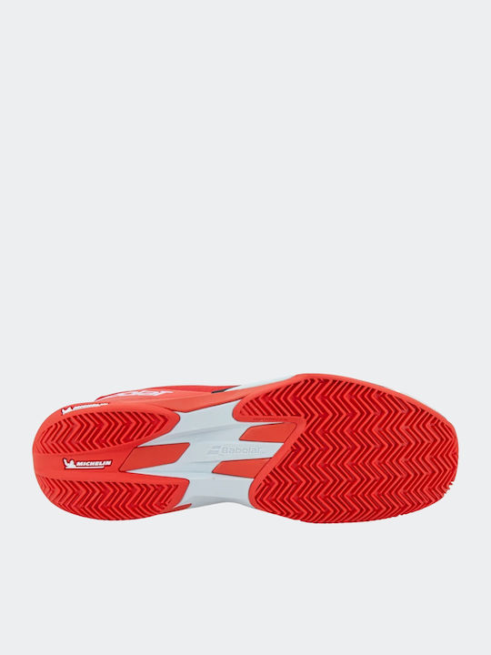 Babolat Jet Mach Ανδρικά Παπούτσια Τένις για Χωμάτινα Γήπεδα Λευκά Babolat Jet Mach Ανδρικά Παπούτσια Τένις για Χωμάτινα Γήπεδα Λευκά