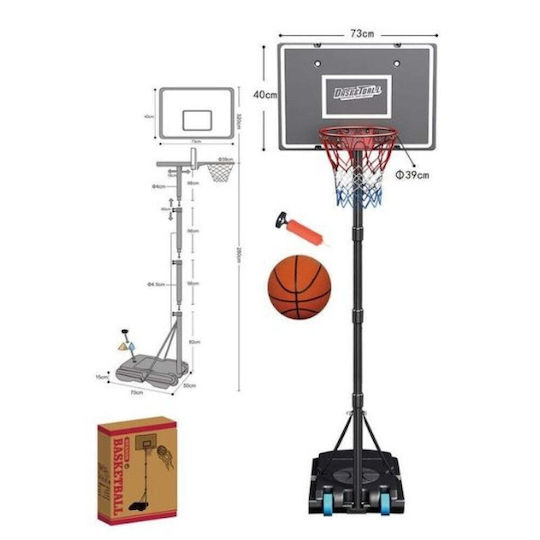 Trademarkt Kinder-Basketballkörbe Im Freien mit Ständer und Ball