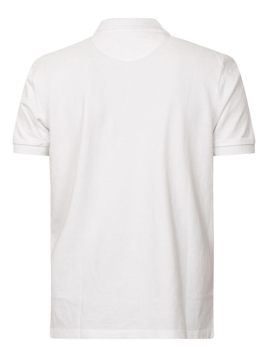 Polo Herrenbluse Kurzarm Weiße FBM013-001-11