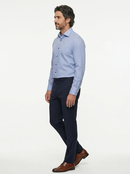 Long Sleeve Shirt in Narrow Fit Gray