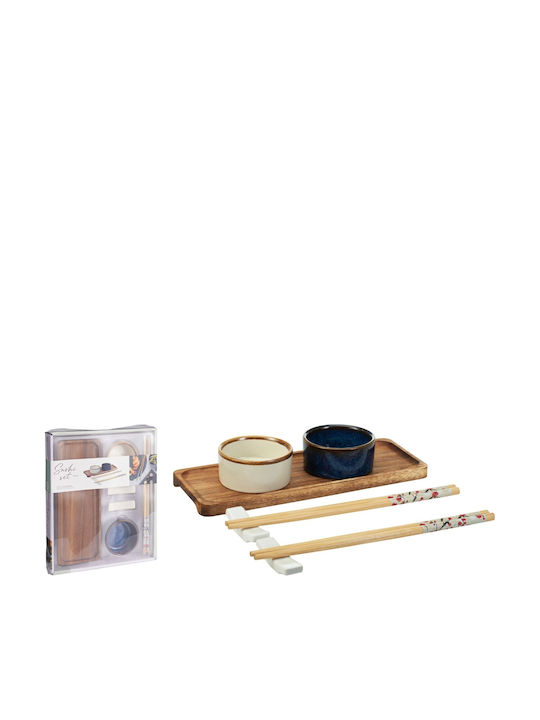 Excellent Houseware Πλατώ Σερβιρίσματος για Σούσι Ξύλινο 9τμχ Excellent Houseware Πλατώ Σερβιρίσματος για Σούσι Ξύλινο 9τμχ