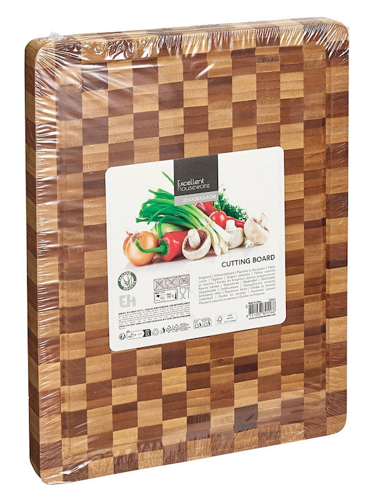 Плато за сервиране от дърво 37.6x28x3.4см
