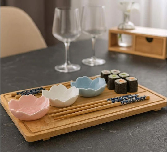 Excellent Houseware Πλατώ Σερβιρίσματος για Σούσι Ξύλινο 30x19.5εκ. 9τμχ Excellent Houseware Πλατώ Σερβιρίσματος για Σούσι Ξύλινο 30x19.5εκ. 9τμχ