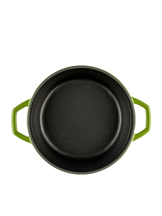 Hosse Tieftopf aus Gusseisen 2.61l / 20cm Grüne