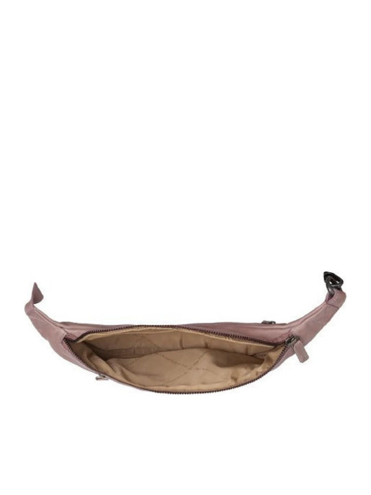 Leather Bum Bag Pink