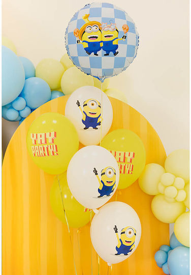Σετ 6 Μπαλόνια Minions Latex Κίτρινα