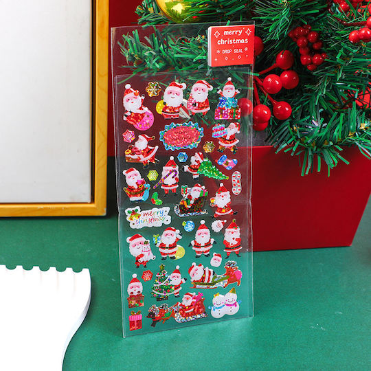 Yt-dj201-203 – 3D Christmas Stickers Glitter Crystals