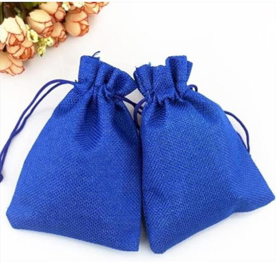 Tesatura Pungă pentru cadou Albastru 10x14cm 50buc