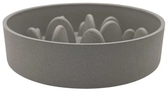 Madpet Plastic Slow Feeder Bowl for Dog & Cat 800ml 17cm in Light Blue Color
