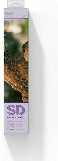 Diamond Dotz Diamond Mosaic Majestic Bird 42x32cm Sd5401