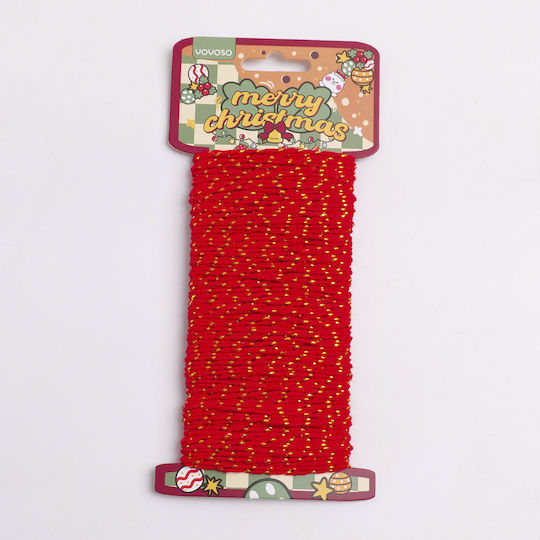 Christmas Series Red Packaging Rope 20m