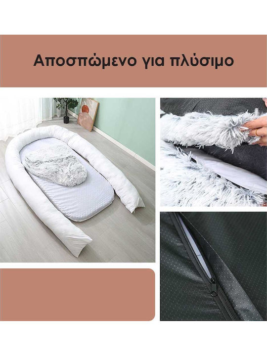 534641 Κρεβατι Κατοικιδιου Γκρι Small Υ18×60×50εκ