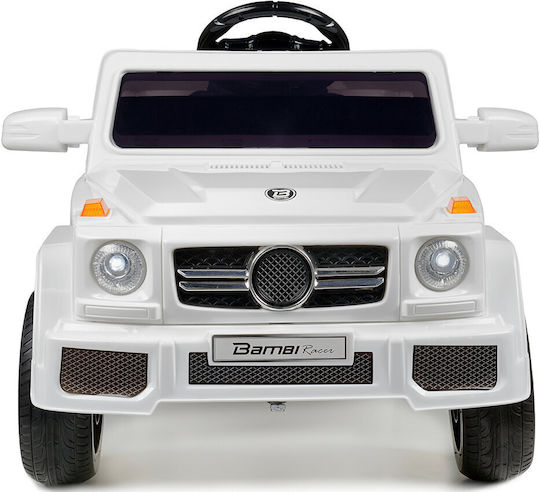 Bambi Racer Μονοθέσιο με Τηλεκοντρόλ 6 Volt Λευκό