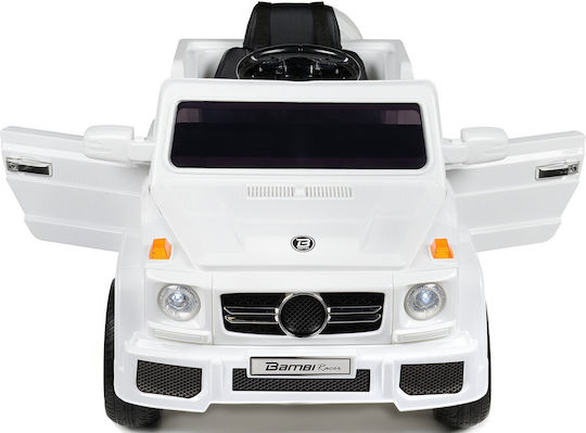 Bambi Racer Μονοθέσιο με Τηλεκοντρόλ 6 Volt Λευκό