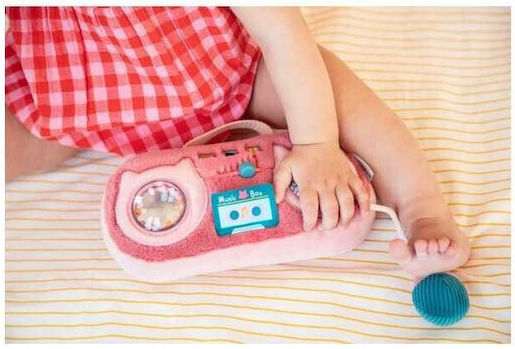 Lilliputiens Instrument Muzical Jeanne Sound Radio din Țesătură cu Muzică și Sunete pentru 9+ Luni