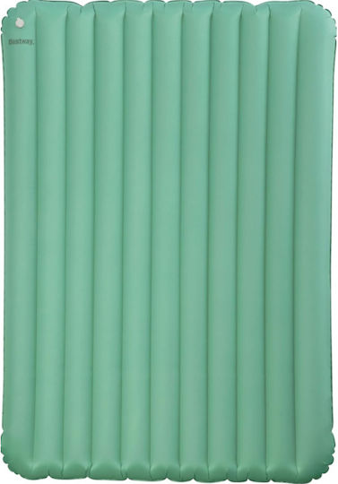 Bestway Υπέρδιπλο Υπόστρωμα Camping 75x142cm Πάχους 15cm Πράσινο