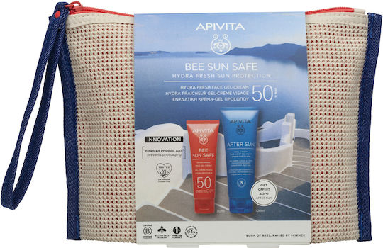 Apivita Bee Sun Safe Set with Face Sunscreen & After Sun SPF50 2 Pieces