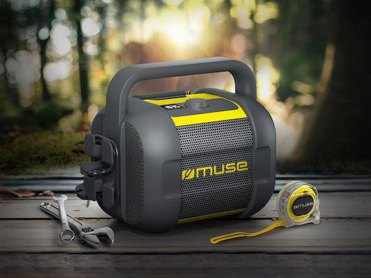 Muse M-968 BTY Ηχείο Bluetooth 40W με Ραδιόφωνο και Διάρκεια Μπαταρίας έως 12 ώρες Μαύρο