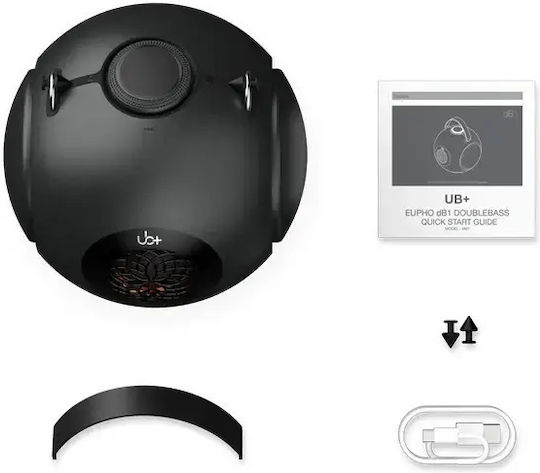 UB+ DB1 Doublebass Ηχείο Bluetooth 60W με Διάρκεια Μπαταρίας έως 20 ώρες Μαύρο