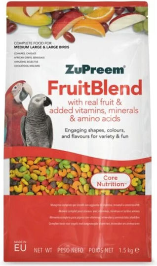 Zupreem Fruitblends Medium Large Birds 1.5kg