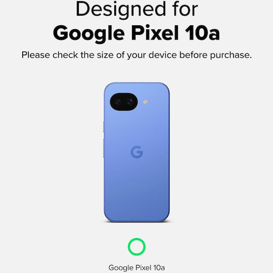 Ringke Back Cover Σιλικόνης Μαύρο (Google Pixel 10a)