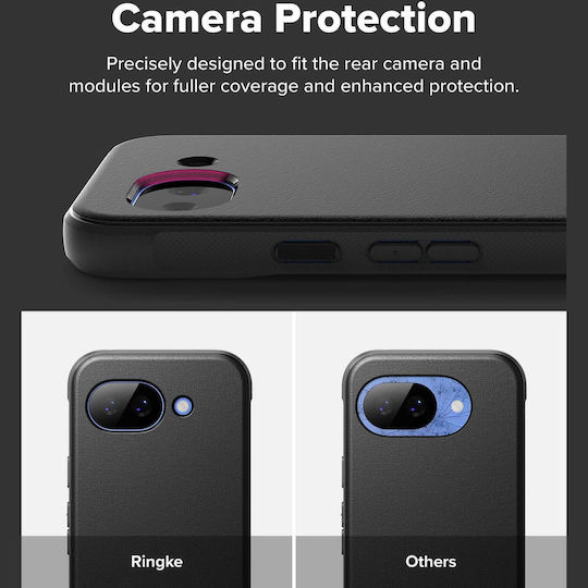 Ringke Back Cover Σιλικόνης Μαύρο (Google Pixel 10a)