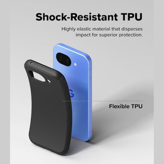 Ringke Back Cover Σιλικόνης Μαύρο (Google Pixel 10a)