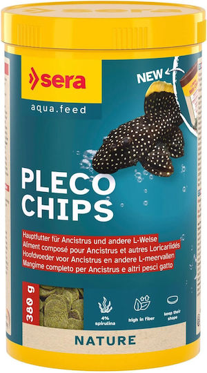 Sera Wels Chips Nature Fischfutter für Fische 1000ml