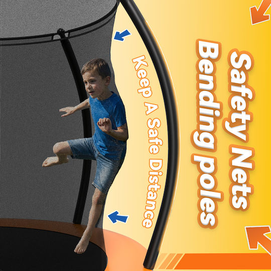 Bebe Stars Outdoor Trampoline Diameter 305cm with Net