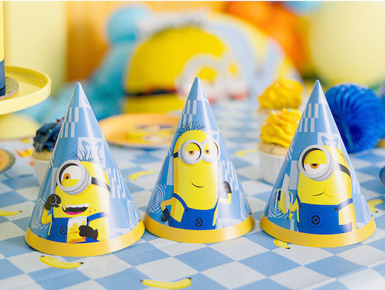 PartyDeco Шапки Minions 6 броя