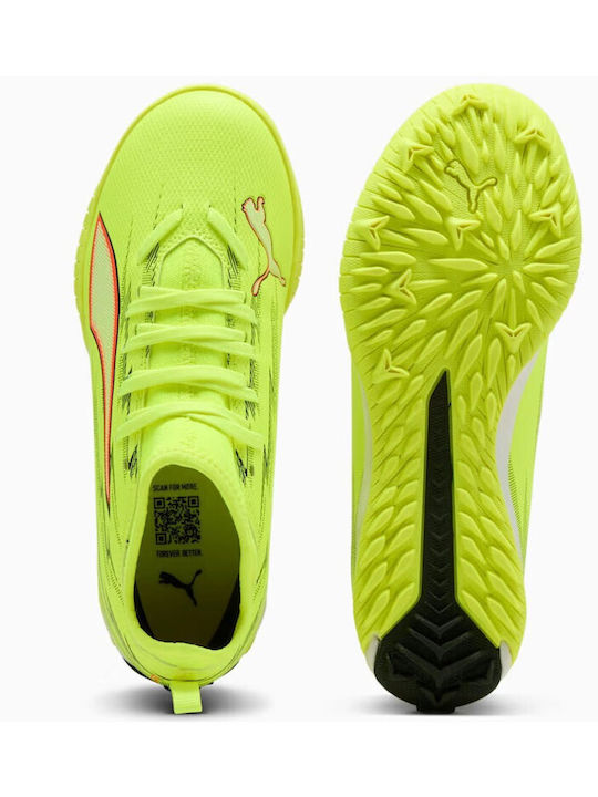 Ultra 5 Match TT Kids Soccer Cleats with Turf Yellow