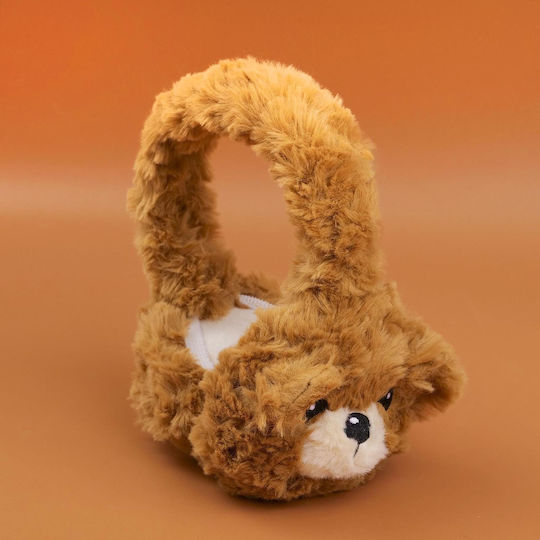 Earmuff Unisex Tricotat În Culoare Maro