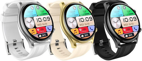 Hoco Y38 Smartwatch with Heart Rate Monitor Gold